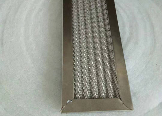 فیلترهای صفحه ای چین دار 0.64m2 G4 مش آلومینیومی