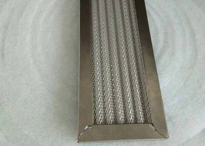 فیلترهای صفحه ای چین دار 0.64m2 G4 مش آلومینیومی