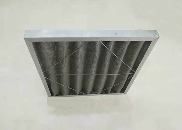فیلترهای پانل چین دار 100Pa G1 مقاوم در برابر خوردگی
